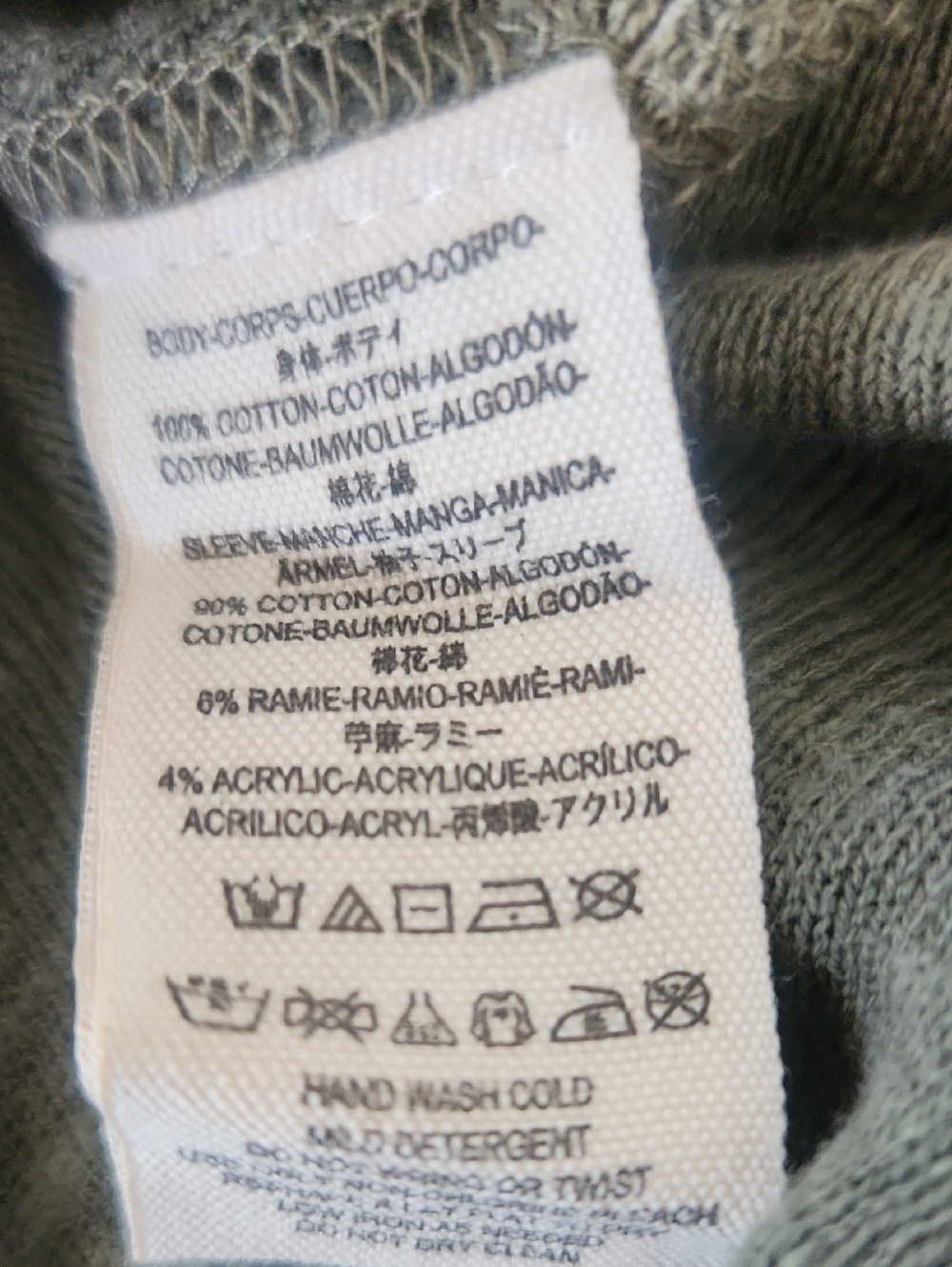 We The Free... Olive Green Knit Top - Picture 9 of 10